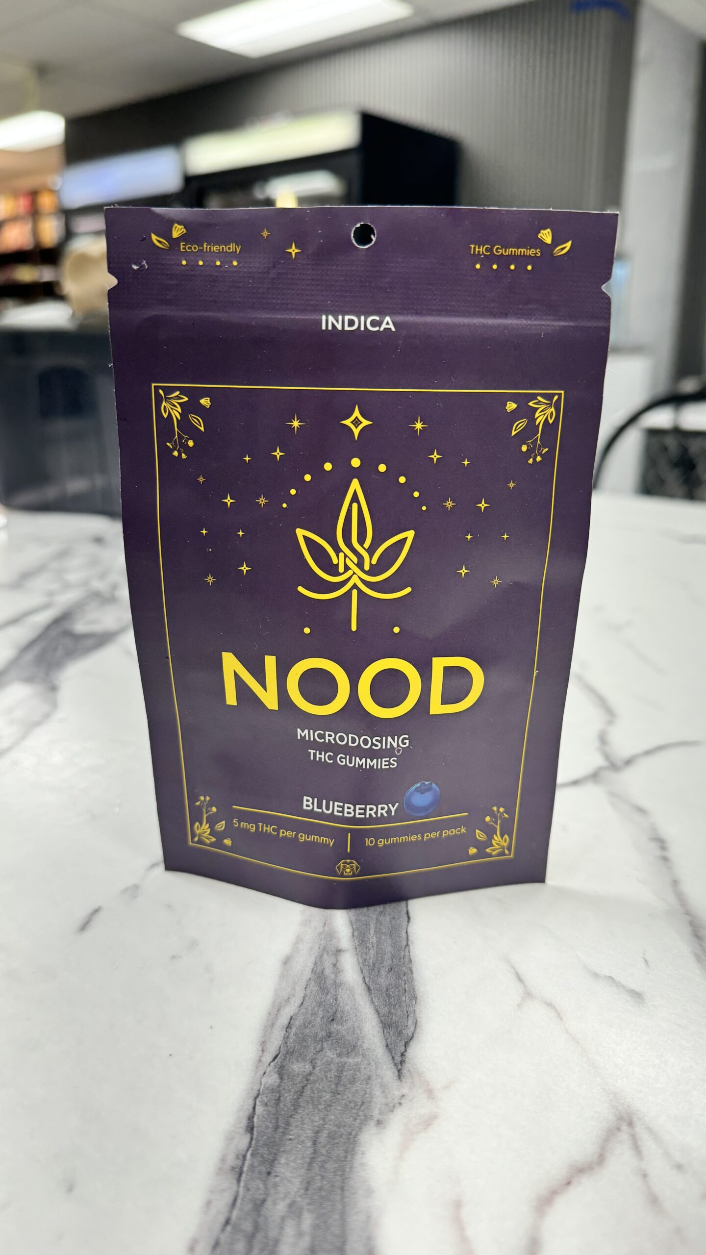 NOOD Blueberry 5mg Delta 9 Gummies