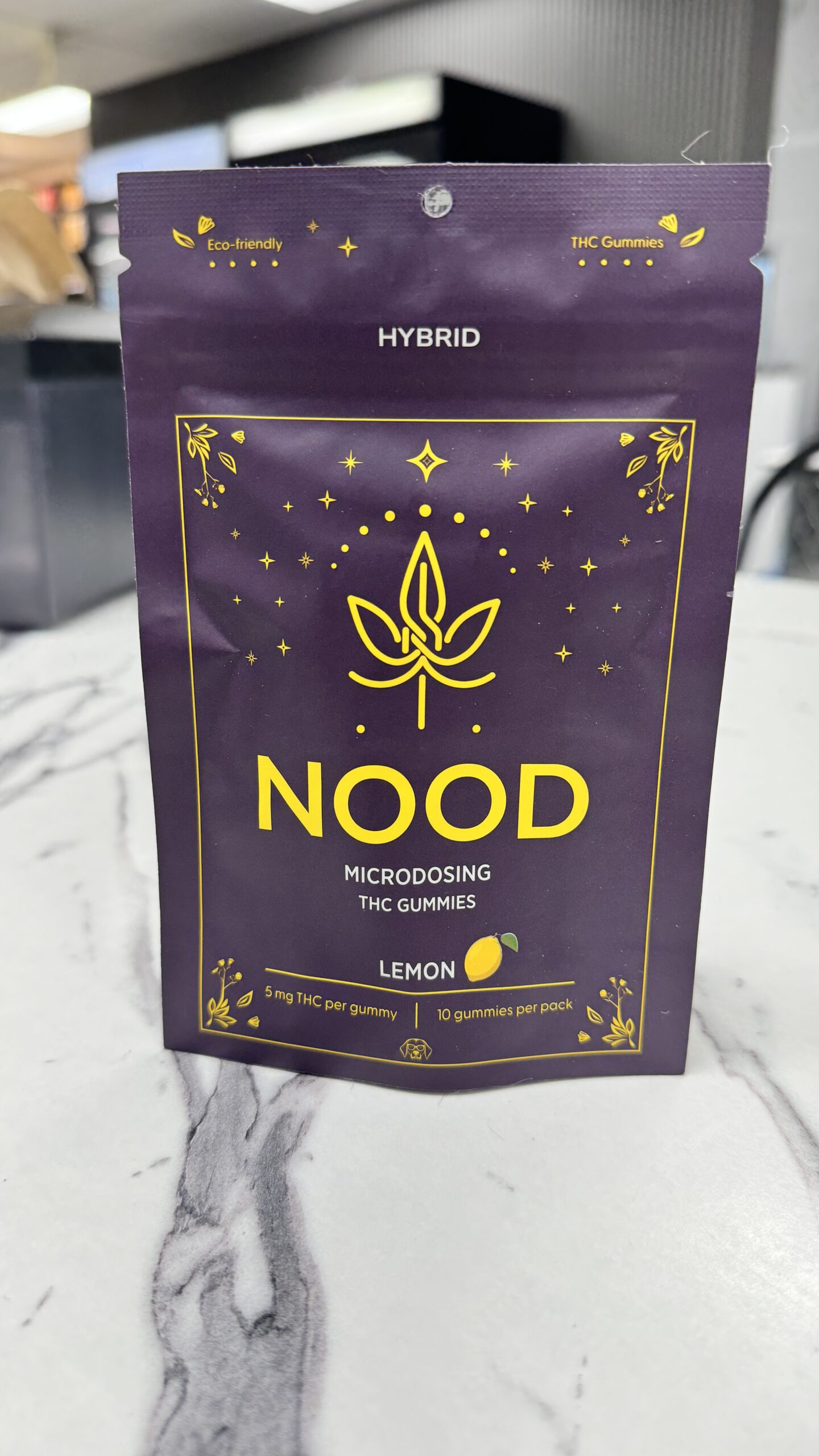 NOOD Lemon 5mg Delta 9 Gummies