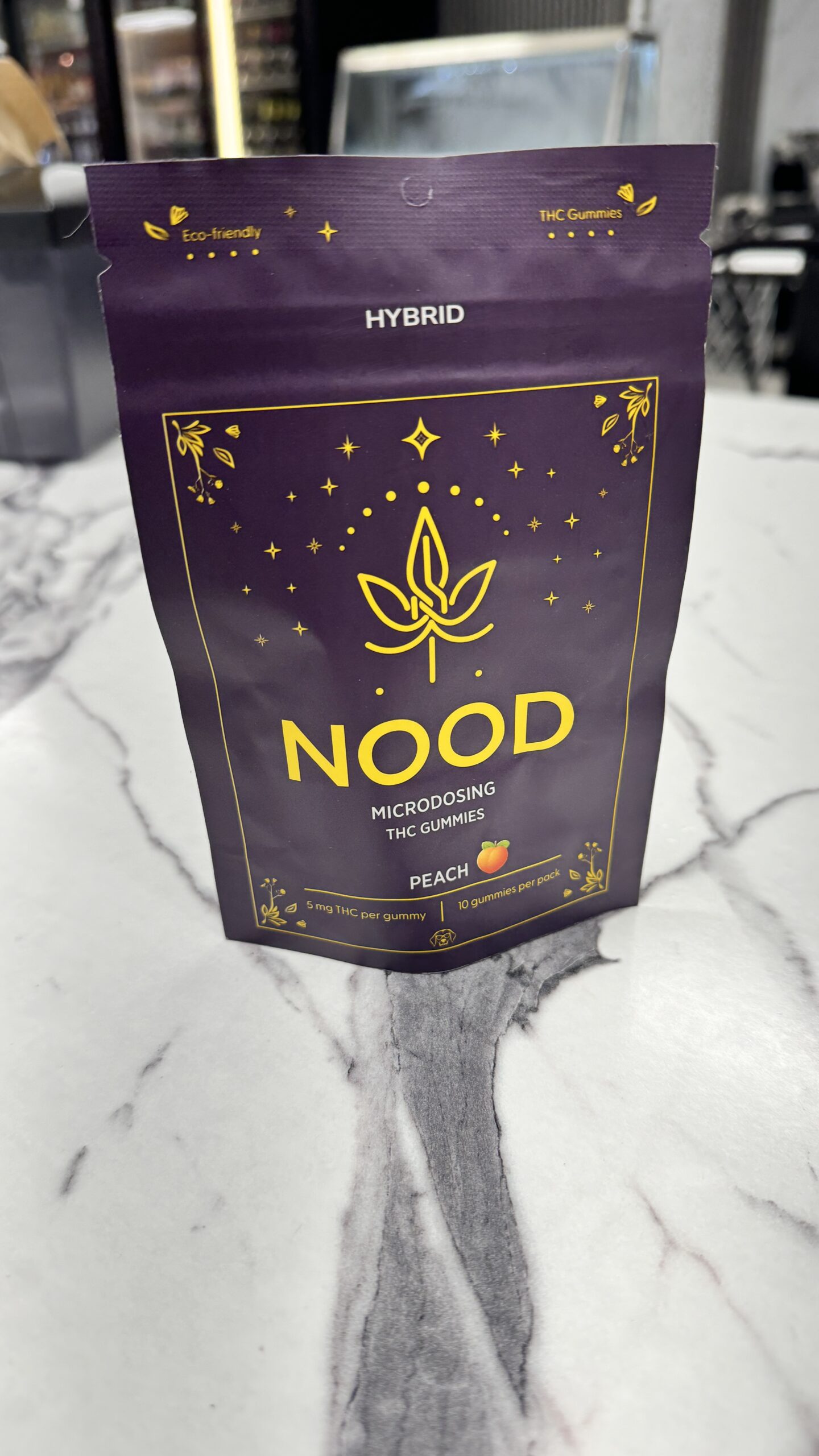 NOOD Peach 5mg Delta 9 Gummies